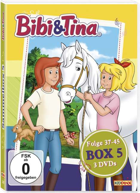 Bibi &amp; Tina Box 5 (Folge 37-45), 3 DVDs