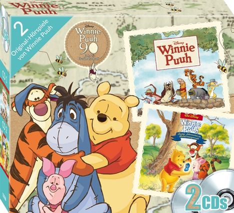 Disney - CD-Box Winnie Puuh - Kinofilme, 2 CDs