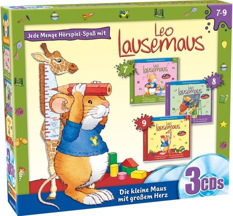 Leo Lausemaus - Folge 7 - 9, 3 CDs