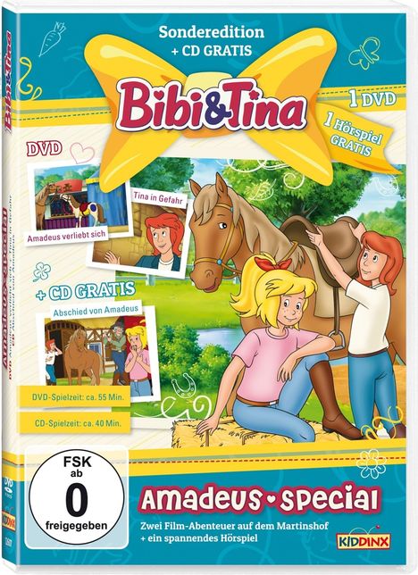 Bibi &amp; Tina: Amadeus-Special, 1 DVD und 1 CD