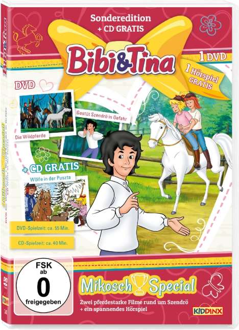 Bibi und Tina: Mikosch-Special, 1 DVD und 1 CD
