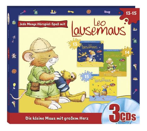 Leo Lausemaus - Folge 13 - 15, 3 CDs