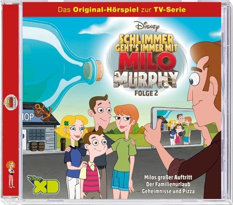 Disney - Milo Murphy 02: Milos großer Auftritt / Der Familienurlaub / Geheimnisse und Pizza, CD
