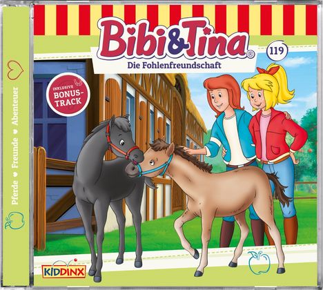 Bibi & Tina Folge 119: Die Fohlenfreundschaft, CD