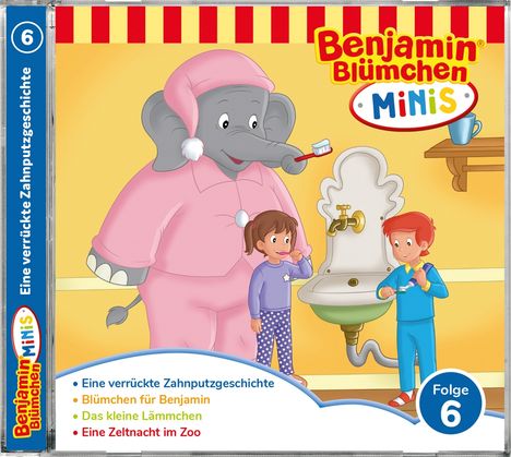 Benjamin Blümchen Minis 06: Eine verrückte Zahnputzgeschichte, CD