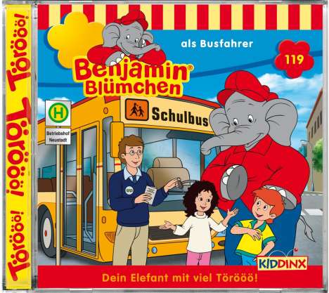 Elfie Donnelly: Benjamin Blümchen 119 als Busfahrer, CD