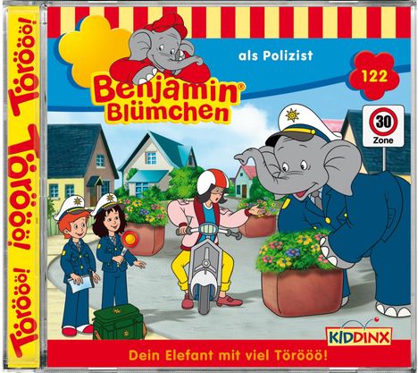 Elfie Donnelly: Benjamin Blümchen (Folge 122) ... als Polizist, CD