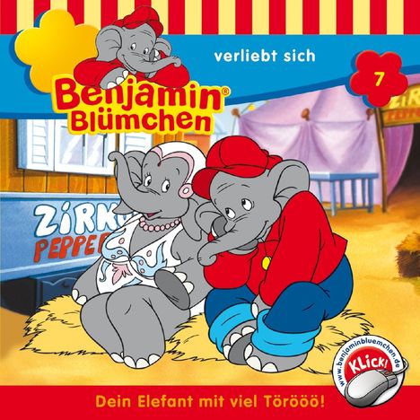 Elfie Donnelly: Benjamin Blümchen (Folge 7) ... verliebt sich, CD
