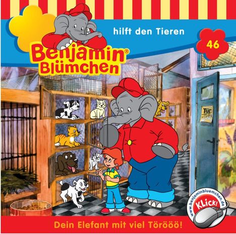 Elfie Donnelly: Benjamin Blümchen (Folge 46) ... hilft den Tieren, CD