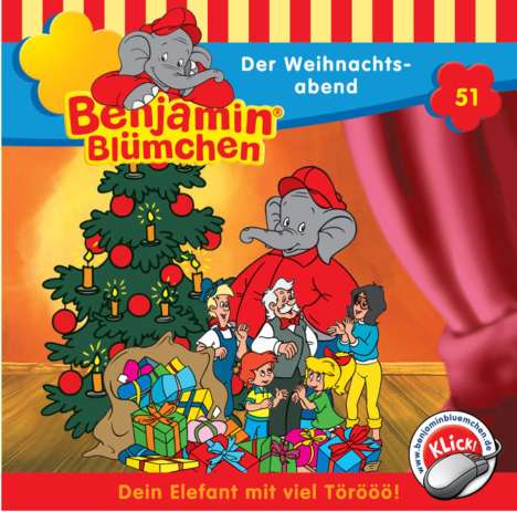 Elfie Donnelly: Benjamin Blümchen 051. Der Weihnachtsabend, CD
