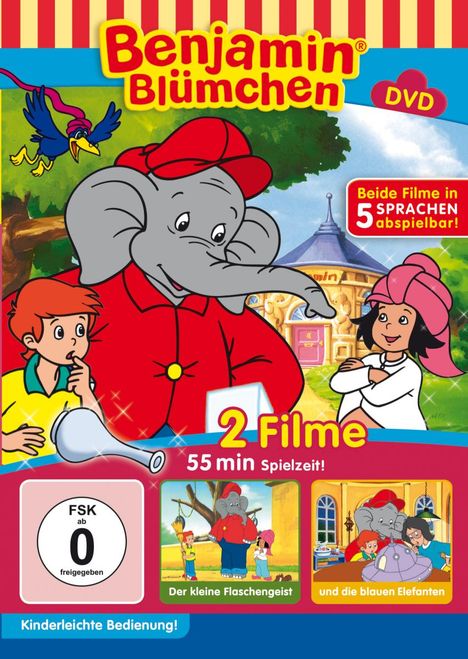 Benjamin Blümchen: Der kleine Falschengeist / ...und die blauen Elefanten, DVD