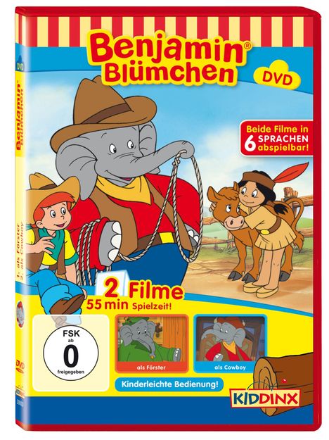 Benjamin Blümchen: ...als Förster / ...als Cowboy, DVD