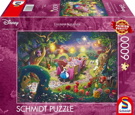 Disney, Mad Hatter's Tea Party (6000 Teile Puzzle), Spiele