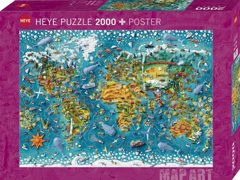 Sarah Drake: Miniature World Puzzle 2000 Teile, Spiele