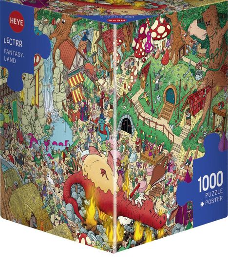 Steven Degryse: Fantasyland Puzzle 1000 Teile, Diverse