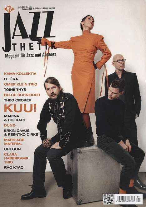 Zeitschriften: Jazzthetik - Magazin für Jazz und Anderes September/Oktober 2021, Zeitschrift