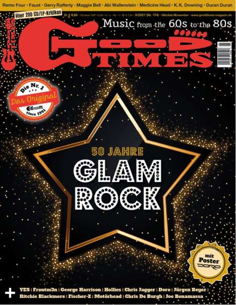 Zeitschriften: GoodTimes - 50 Jahre Glam Rock (Restauflage*), Zeitschrift