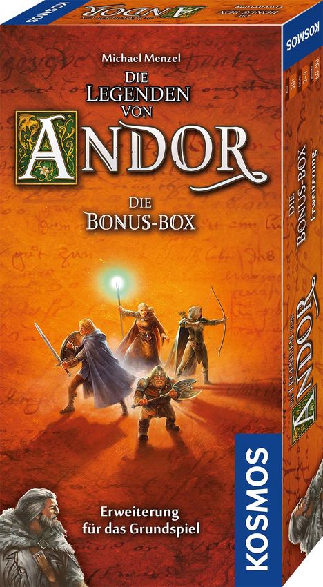 Michael Menzel: Die Legenden von Andor - Die Bonus-Box, Spiele