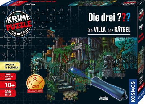 Die drei ??? Krimipuzzle: Die Villa der Rätsel (300 Teile), Spiele