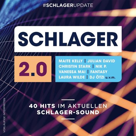 Schlager 2.0, 2 CDs