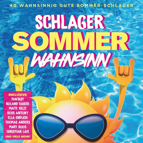 Schlager Sommer Wahnsinn, 2 CDs