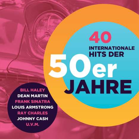 40 Internationale Hits Der 50er, 2 CDs