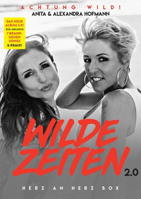 Anita &amp; Alexandra Hofmann: Wilde Zeiten 2.0 (Herz an Herz Box), 2 CDs, 1 Single-CD und 1 Merchandise