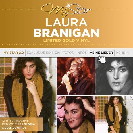 Laura Branigan: My Star (Limited Numbered Edition) (Gold Vinyl), LP