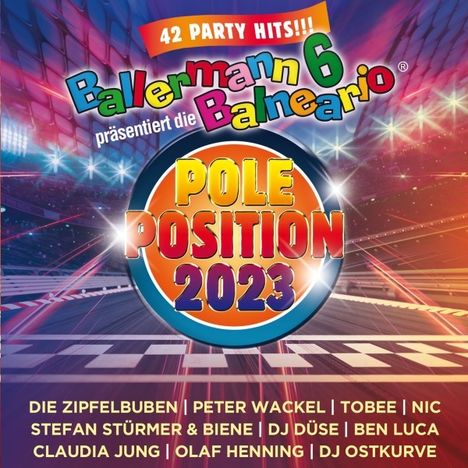 Ballermann 6 Balneario präsentiert die Pole Position 2023, 2 CDs