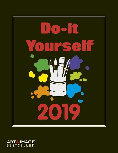 Do-it-Yourself Foto Bastelkalender 2019 groß. 4-sprachiges Kalendarium, Spiralbindung, Diverse