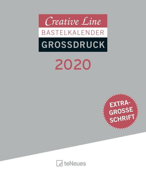 Creative Line Bastelkalender 2020 Großdruck, Diverse