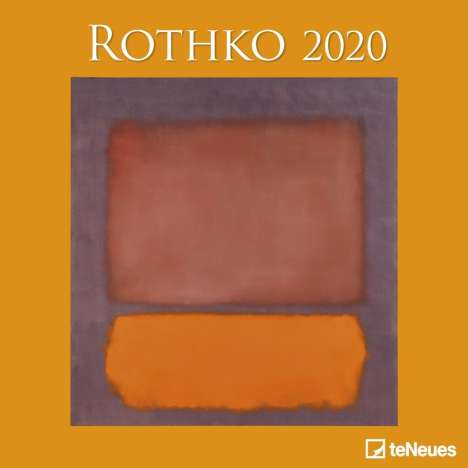 Rothko 2020 Broschürenkalender, Kalender