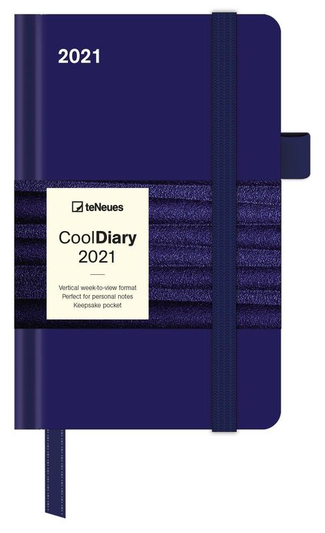 Blue 2021 - Diary/ 9x14, Kalender