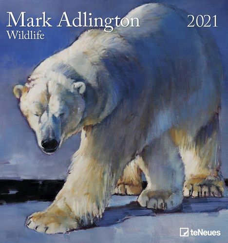 Adlington, M: Wildlife 2021 - Wand-Kalender, Kalender