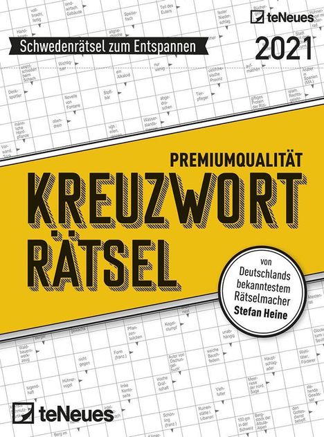 Stefan Heine: Stefan Heine Kreuzworträtsel 2021 Tagesabreißkal., Kalender