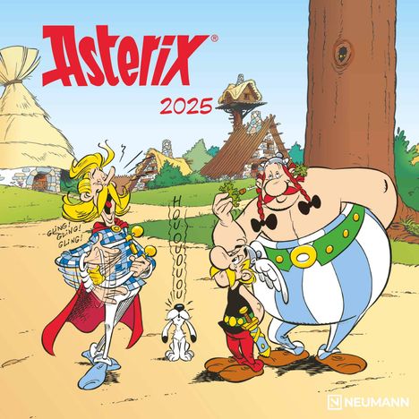 Asterix 2025 - Wand-Kalender - Broschüren-Kalender - 30x30 - 30x60 geöffnet - Cartoon, Kalender