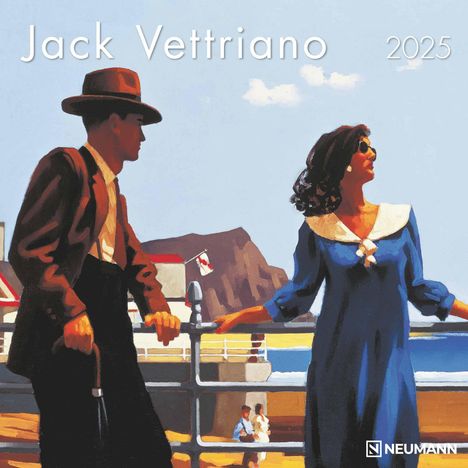 Jack Vettriano 2025 - Wand-Kalender - Broschüren-Kalender - 30x30 - 30x60 geöffnet - Kunst-Kalender, Kalender