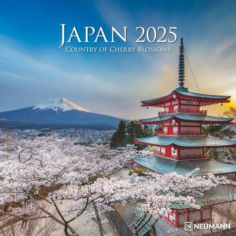 Japan 2025 - Wand-Kalender - Broschüren-Kalender - 30x30 - 30x60 geöffnet - Reise-Kalender, Kalender