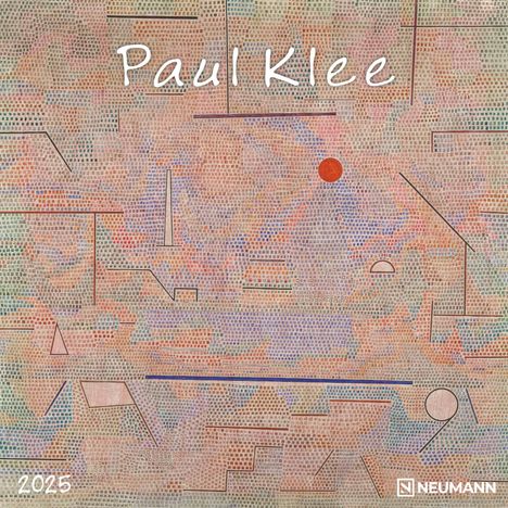 Paul Klee 2025 Broschürenkalender, 30x30cm, Wandkalender mit Abbildungen von Paul Klee, Mondphasen, viel Platz für Notizen und internationale Feiertage/Kalendarium, Kalender