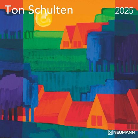 Ton Schulten 2025 - Wand-Kalender - Broschüren-Kalender - 30x30 - 30x60 geöffnet - Kunst-Kalender, Kalender