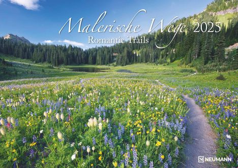 Malerische Wege 2025 - Wand-Kalender - 42x29,7 - Natur, Kalender