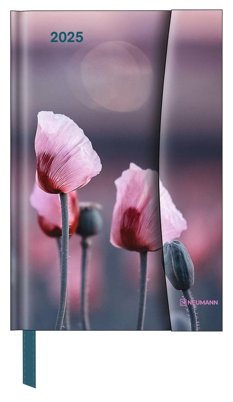 Flowers 2025 - Diary - Buchkalender - Taschenkalender - 10x15, Buch