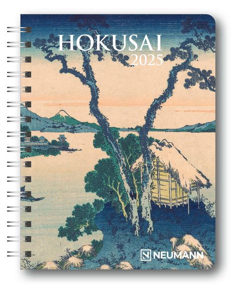 Hokusai 2025 - Diary - Buchkalender - Taschenkalender - Kunstkalender - 16,5x21,6, Buch