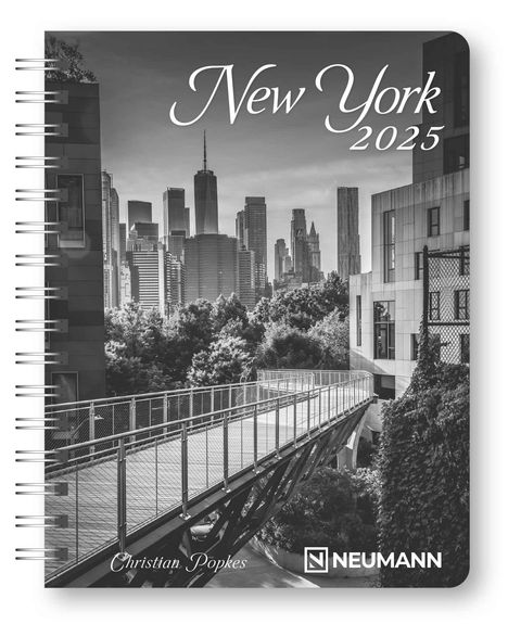 New York 2025 - Diary - Buchkalender - Taschenkalender - 16,5x21,6, Buch