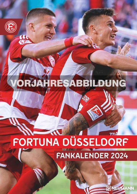 Fortuna Düsseldorf 2025 A3-Kalender - Fan-Kalender Fußball-Kalender - 29,7x42 - Sport, Kalender