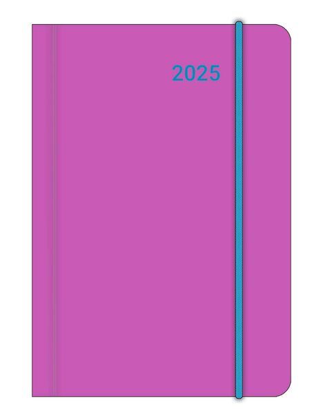 ELECTRIC RAVE 2025 - Diary - Buchkalender - Taschenkalender - 8x11,5, Kalender