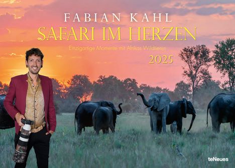 Fabian Kahl: Safari im Herzen 2025 70x50, Kalender