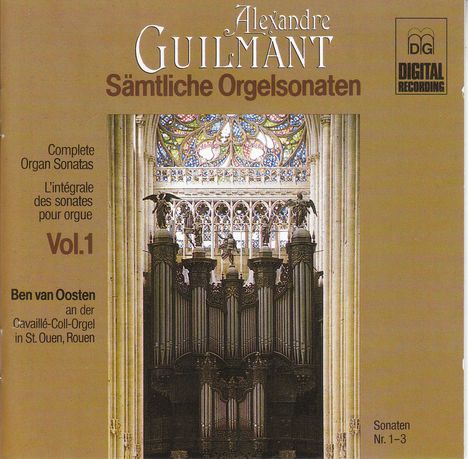 Felix Alexandre Guilmant (1837-1911): Orgelsonaten Nr.1-3, CD