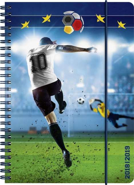 Brunnen Schülerkalender 2018/2019 Fußball, A5 PP, Buch