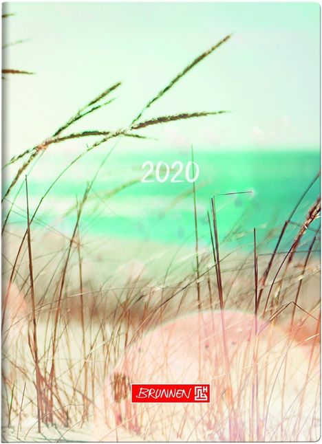 Brunnen Taschenkalender 2020, Grafik Strand, Buch
